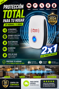 PROMOCION LIMITADA 2X1 | Repelente Ultrasonico para Ratones y Insectos